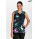 CHAQUETA S/M FLOR AZUL