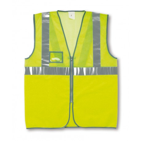 CHALECO ALTA VISIBILIDAD MALLA AMARILLO