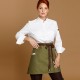 DELANTAL CORTO REVERSIBLE JENGIBRE