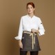DELANTAL CORTO REVERSIBLE JENGIBRE
