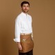 DELANTAL CORTO REVERSIBLE JENGIBRE